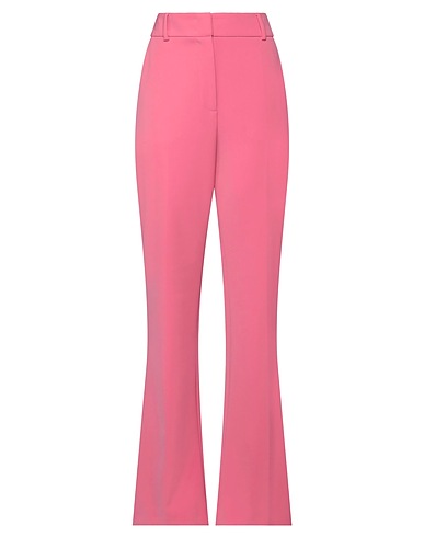 BOUTIQUE MOSCHINO Casual trouser Magenta 90% Polyester, 10% Elastane, Acetate, Cupro