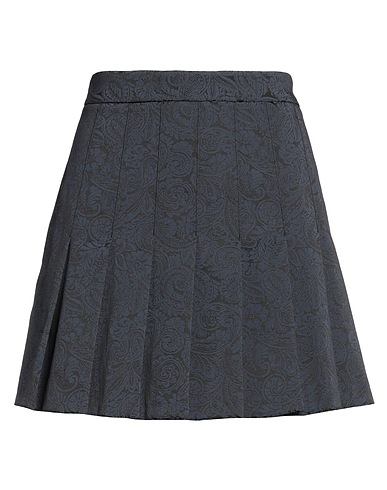 SOALLURE Mini skirt Slate blue 75% Polyester, 22% Polyamide, 3% Elastane