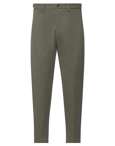 ..,BEAUCOUP Chinos Verde militare 97% Cotone, 3% Elastan