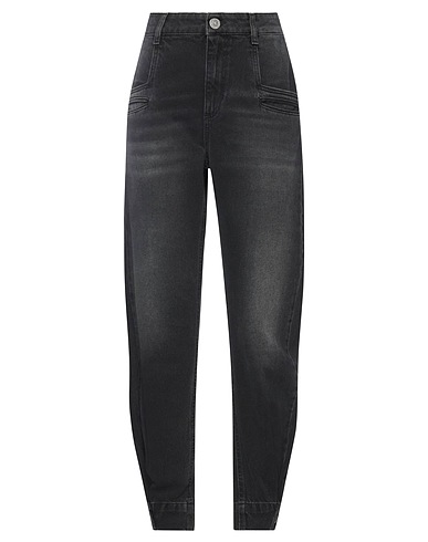 GAëLLE Paris Denim trousers Black 100% Cotton