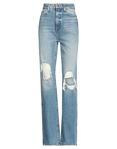 KHAITE Denim trousers Blue 100% Cotton