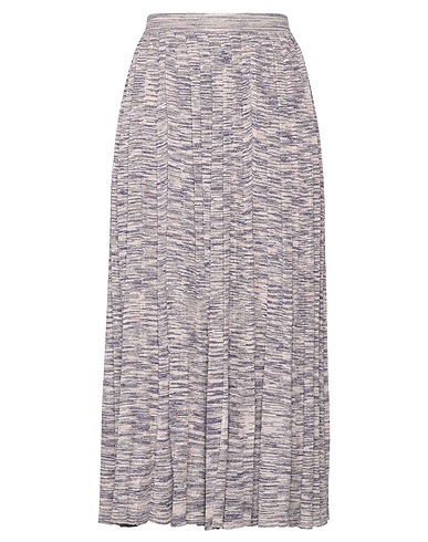 ULLA JOHNSON Midi skirt Light pink 48% Rayon, 36% Viscose, 8% Polyester, 8% Metallic fiber