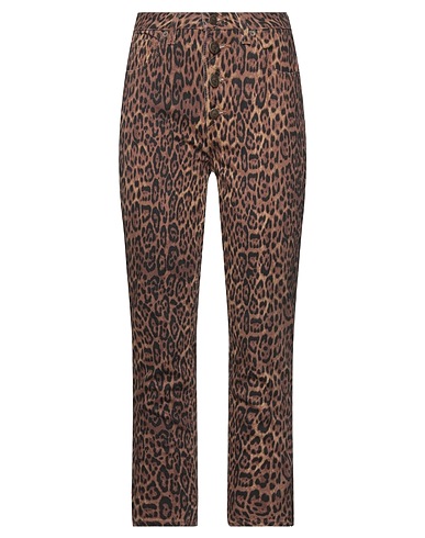 GUESS Casual pants Brown 99% Cotton, 1% Elastane