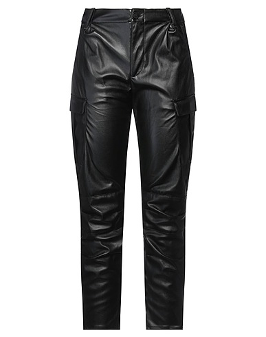 GAëLLE Paris Cargohose Schwarz 100% Polyester