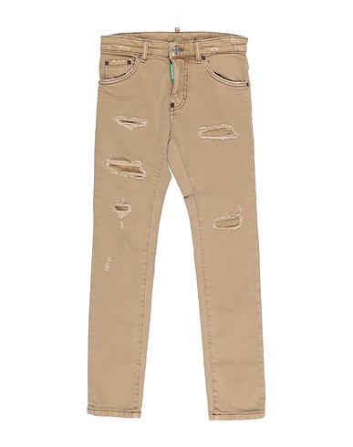 DSQUARED2 Denim trousers Sand 98% Cotton, 2% Elastane