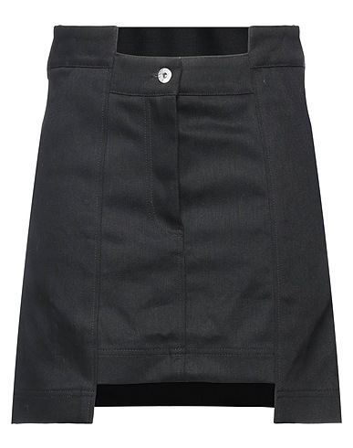 JW ANDERSON Mini skirt Black 98% Cotton, 2% Polyurethane