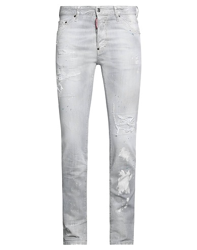 DSQUARED2 Denim trousers Grey 98% Cotton, 2% Elastane