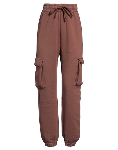 HINNOMINATE Casual trouser Chocolate brown 100% Cotton