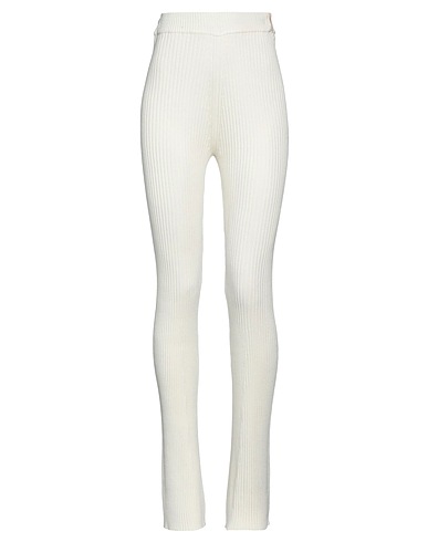HINNOMINATE Pantalone Off white 68% Viscosa, 29% Acrilico, 3% Elastan