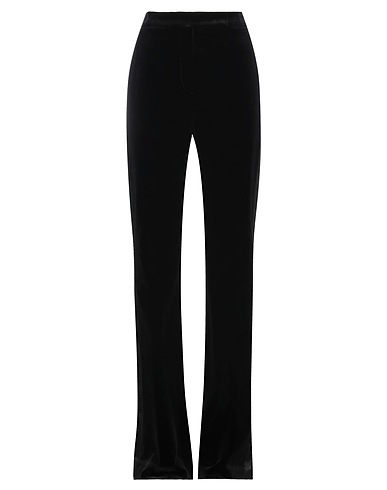 MAX MARA STUDIO Casual trouser Black 99% Cotton, 1% Elastane