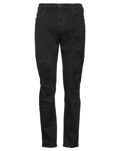 TRUE RELIGION Denim trousers Black 98% Cotton, 2% Elastane