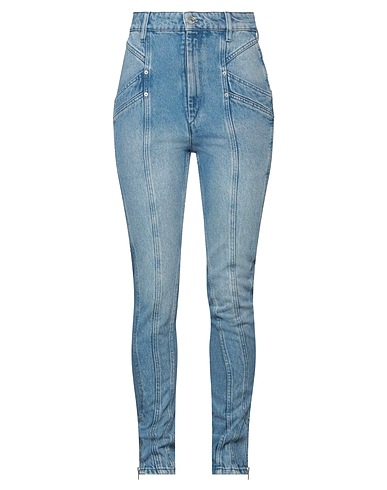 ISABEL MARANT Denim trousers Blue 100% Cotton