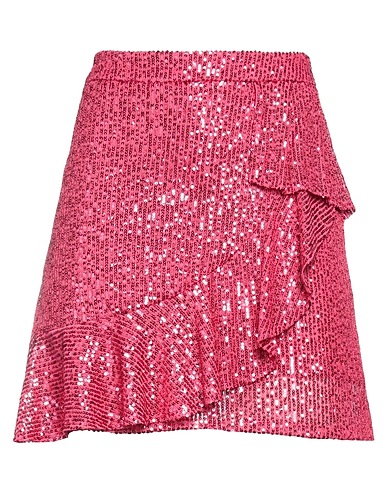 SOALLURE Mini skirt Magenta 97% Polyester, 3% Elastane