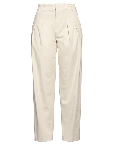 DONDUP Pantalone Avorio 61% Cotone, 37% Lyocell, 2% Elastan