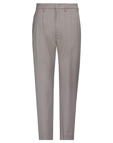 DONDUP Casual trouser Taupe 99% Virgin Wool, 1% Elastane