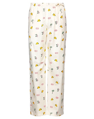 CLOT Casual pants Cream 100% Cotton