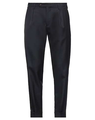 MICHELE CARBONE Casual pants Midnight blue 100% Virgin Wool