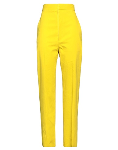 HAIDER ACKERMANN Casual trouser Lime green 70% Cotton, 29% Rayon, 1% Elastane