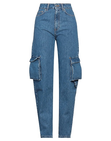 REMAIN BIRGER CHRISTENSEN Denim trousers Blue 100% Organic cotton