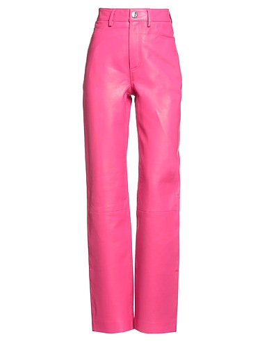 REMAIN BIRGER CHRISTENSEN Casual pants Fuchsia 100% Sheepskin