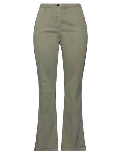 MASSIMO ALBA Pantalone Verde militare 95% Cotone, 3% Cachemire, 2% Elastan