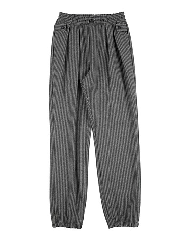 MONNALISA Casual trouser Grey 72% Cotton, 23% Polyester, 5% Polyamide