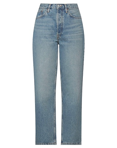 RE/DONE Denim trousers Blue 100% Organic cotton