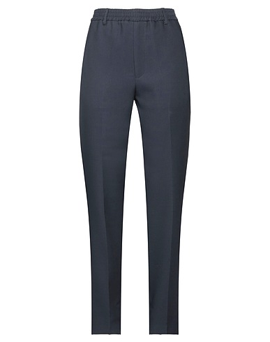 SETCHU Casual trouser Midnight blue 52% Polyester, 43% Virgin Wool, 5% Elastane