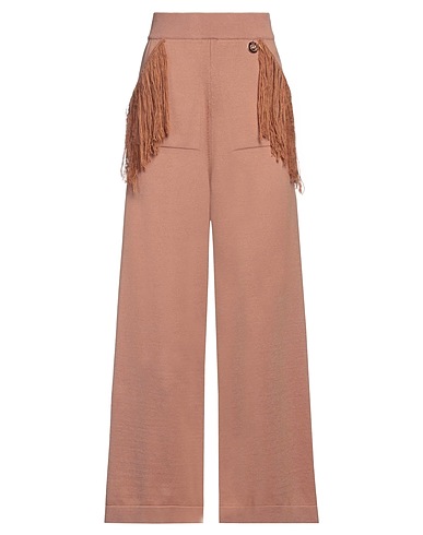 GAëLLE Paris Casual pants Camel 52% Viscose, 26% Polyester, 22% Polyamide