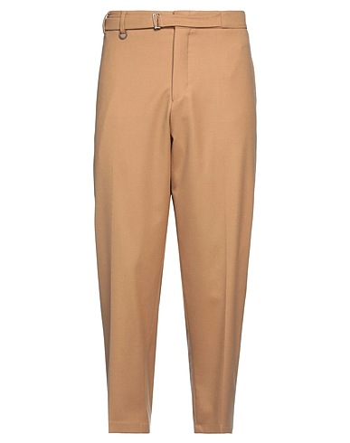 BE ABLE Casual trouser Camel 98% Virgin Wool, 2% Elastane