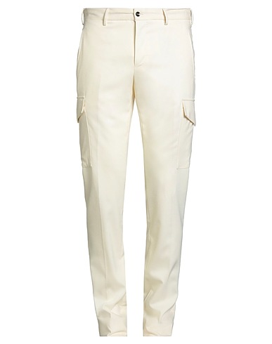 PT Torino パンツ オフホワイト バージンウール 98% / ポリウレタン 2%