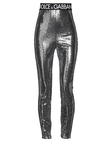 DOLCE&GABBANA Leggings Silver 87% Polyamide, 5% Viscose, 5% Elastane, 3% Polyester