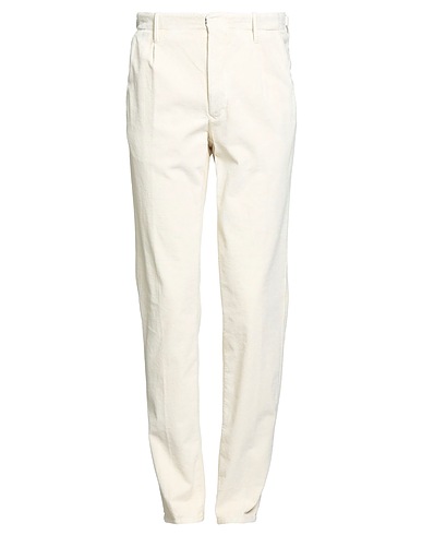 INCOTEX Casual trouser SLACKS BY SLOWEAR Ivory 98% Cotton, 2% Elastane