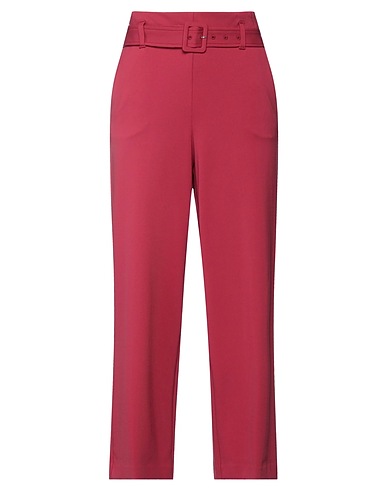 MALÌPARMI Casual trouser Garnet 86% Polyamide, 14% Elastane