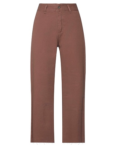 KORALLINE Casual trouser Brown 100% Cotton
