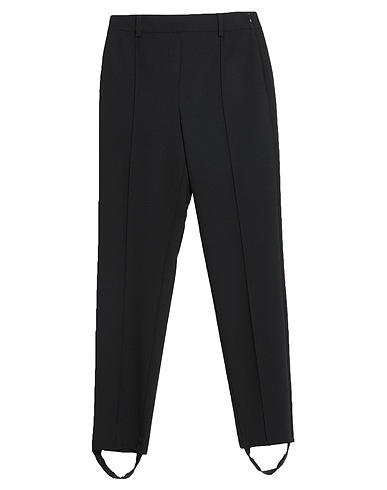 GRIFONI Casual pants Black 53% Polyester, 44% Virgin Wool, 3% Elastane
