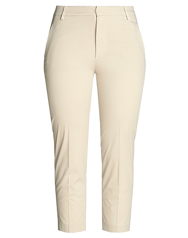 DONDUP Casual trouser Beige 96% Cotton, 4% Elastane