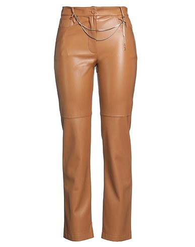 PATRIZIA PEPE Casual trouser Camel 100% Polyurethane