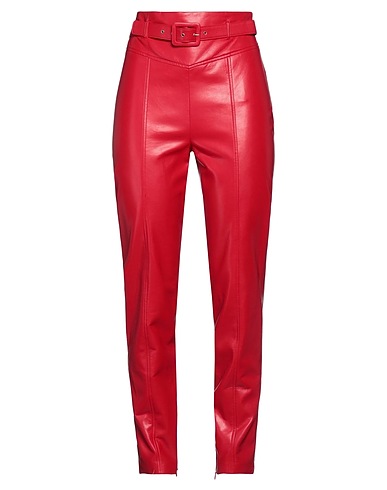 SIMONA CORSELLINI Pantalone Rosso 50% Viscosa, 45% Poliuretano, 5% Altre Fibre