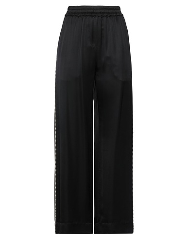 BURBERRY Casual pants Black 58% Cupro, 42% Silk
