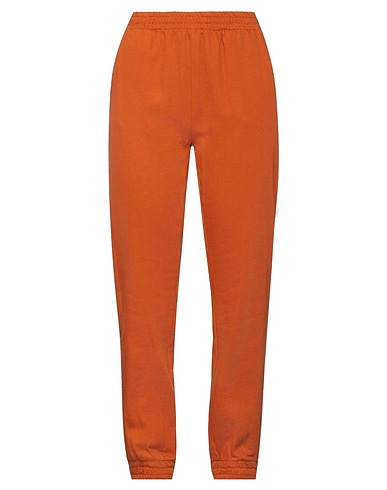 LE STREGHE Casual trouser Orange 100% Cotton