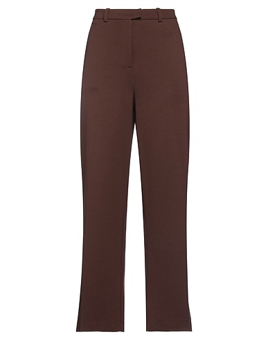 PINKO Casual trouser Chocolate brown 67% Viscose, 28% Polyamide, 5% Elastane