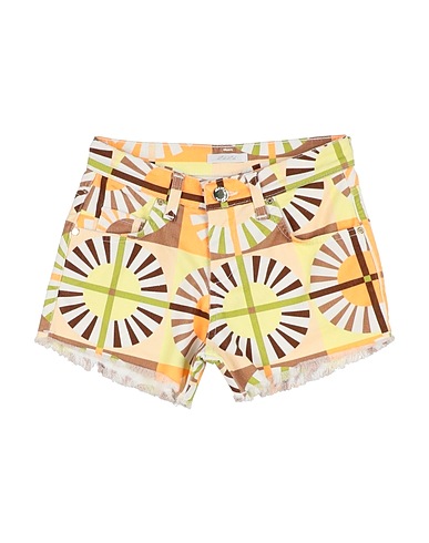 L:Ú L:Ú by MISS GRANT Shorts jeans Avorio 97% Cotone, 3% Elastan