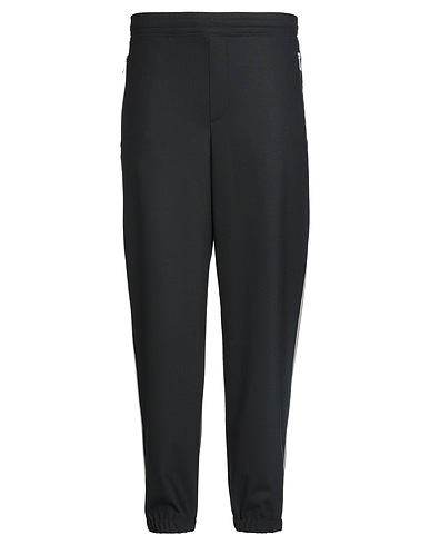NEIL BARRETT Casual trouser Black 53% Polyester, 44% Virgin Wool, 3% Elastane
