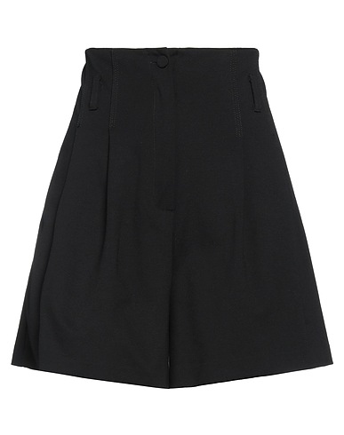 SUOLI Shorts & Bermuda Nero 65% Viscosa, 30% Poliammide, 5% Elastan