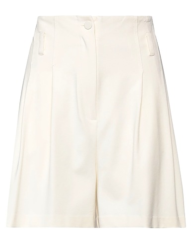 SUOLI Shorts & Bermuda Cream 65% Viscose, 30% Polyamide, 5% Elastane