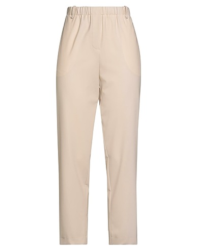 ALYSI Casual pants CRÈME Beige 96% Virgin Wool, 4% Lycra®