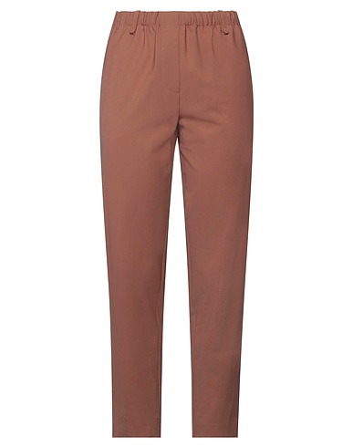ALYSI Casual trouser Light brown 96% Virgin Wool, 4% Lycra®