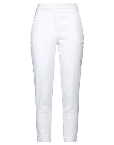 ASPESI Pantalone Bianco 97% Cotone, 3% Elastan