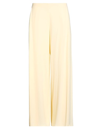 ERIKA CAVALLINI Wide-leg trousers AVORIO 53% Viscose, 47% Acetate